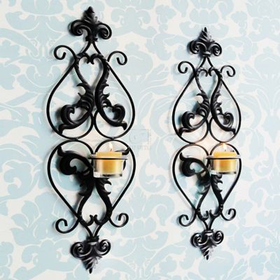American Atelier Wall Candle Holder, Set of 2