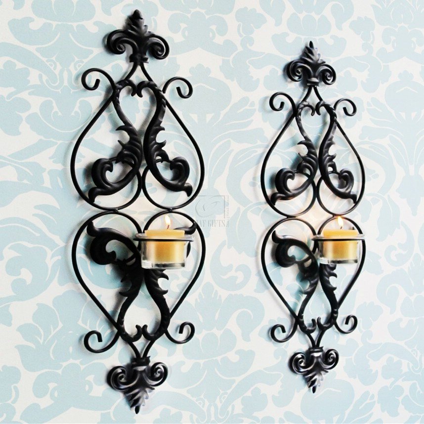 American Atelier Wall Candle Holder, Set of 2