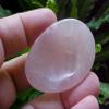 A7801 Gemqz Rosequartz Oval Worry Stone Healing Nice !!! view 1