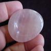 A7801 Gemqz Rosequartz Oval Worry Stone Healing Nice !!! view 2
