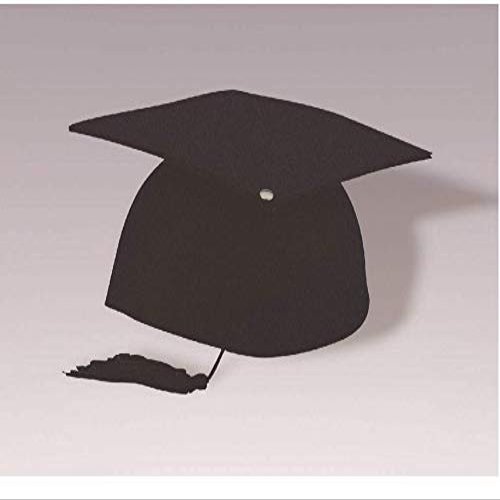 Plush Graduate Cap 10in. Pkg/3