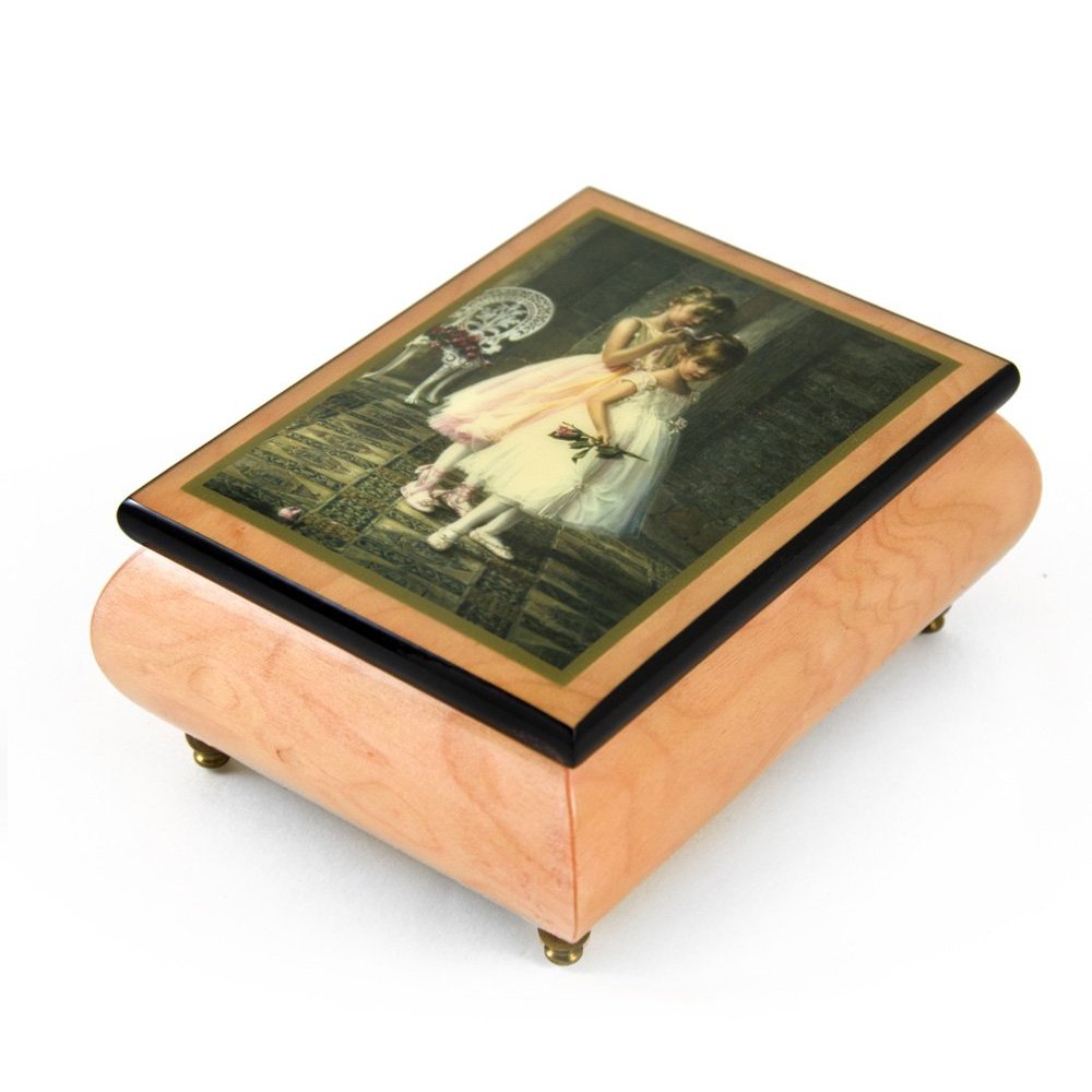 Handcrafted Ercolano Music Box Featuring Encore by Sandra Kuck - Many Songs to Choose - Minuet (Mozart)