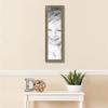 ArtToFrames 8x29 Inch Silver Picture Frame, This 1.50 Inch Custom Wood Poster Frame is Aged White Gold - Comes with Economy Acrylic and Corrugated Backing (2WOMD8808-8x29) view 2