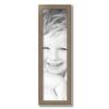 ArtToFrames 8x29 Inch Silver Picture Frame, This 1.50 Inch Custom Wood Poster Frame is Aged White Gold - Comes with Economy Acrylic and Corrugated Backing (2WOMD8808-8x29) view 3