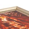 ArtToFrames 8x29 Inch Silver Picture Frame, This 1.50 Inch Custom Wood Poster Frame is Aged White Gold - Comes with Economy Acrylic and Corrugated Backing (2WOMD8808-8x29) view 4