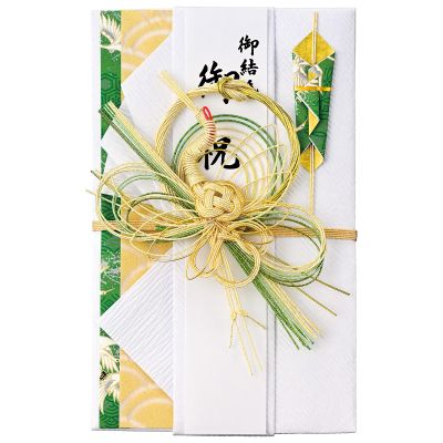 Maruay Ceremony Bag, Wedding Design, Japanese Style, Towa, Crane, Green, 1 Piece