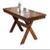 Acme Apollo Dining Table, Distressed Oak Finish view 1