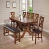 Acme Apollo Dining Table, Distressed Oak Finish view 2