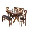 Acme Apollo Dining Table, Distressed Oak Finish view 4