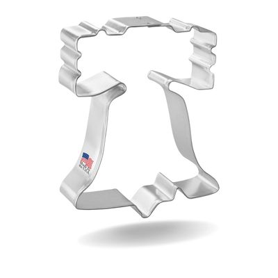 Liberty Bell Cookie Cutter 3.5 Inch - Made in the USA Foose Cookie Cutters Tin Plated Steel Liberty Bell Cookie Mold