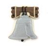 Liberty Bell Cookie Cutter 3.5 Inch - Made in the USA Foose Cookie Cutters Tin Plated Steel Liberty Bell Cookie Mold view 2