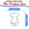 Liberty Bell Cookie Cutter 3.5 Inch - Made in the USA Foose Cookie Cutters Tin Plated Steel Liberty Bell Cookie Mold view 3