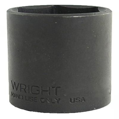 3/8" Drive 6 Point Standard Black Industrial Socket - 3/8"