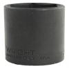 3/8" Drive 6 Point Standard Black Industrial Socket - 3/8" view 1