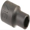3/8" Drive 6 Point Standard Black Industrial Socket - 5/16" view 1