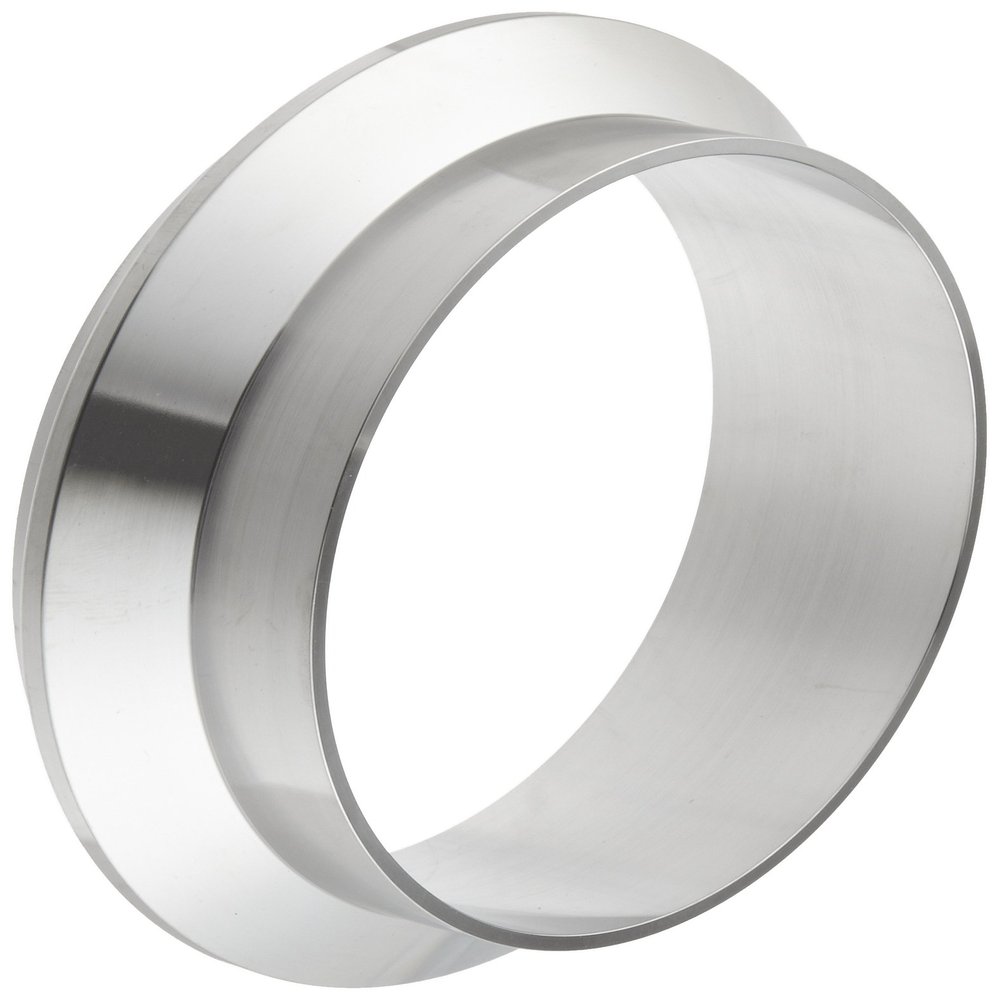 Dixon 14WI-G400 Stainless Steel 304 Sanitary Fitting, Male I-Line Short Weld Ferrule, 4" Tube OD