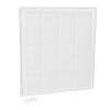 EZ-FLO 20 x 25 Inch (Duct Opening) White Return Air Vent Cover for Wall or Ceiling, Solid Steel Return Air Grille, HVAC Air Return, 61633 view 1