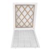 EZ-FLO 20 x 25 Inch (Duct Opening) White Return Air Vent Cover for Wall or Ceiling, Solid Steel Return Air Grille, HVAC Air Return, 61633 view 2