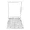 EZ-FLO 20 x 25 Inch (Duct Opening) White Return Air Vent Cover for Wall or Ceiling, Solid Steel Return Air Grille, HVAC Air Return, 61633 view 3