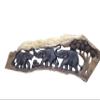 Exclusive Thai Decor Carved Elephant scene - ETD-ELE-3-30 view 1