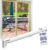 Wedgit Maxi Twist Tight Large Size Sliding Door Security Bar Extends 25 to 42, Sliding Door Lock Bar to Keep Intruders from Getting in, Also Ideal for Sliding & Single Hung Windows, White view 1