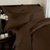 1200 Thread Count Egyptian Quality 3pc Duvet Cover Set, Solid, Full/Queen, Chocolate Brown view 1