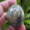 B0203 Gemqz Green Serpentine Carved Sphere Large !!! view 1