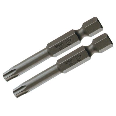 Security Torx Power Bit T7s x 50mm (2 Bit Pack)