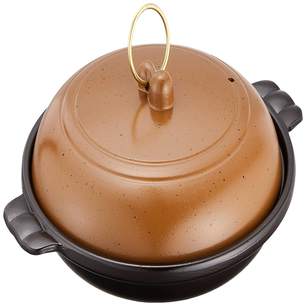 Endo Shoji QTU07016 Yamato Ceramic Pot, For Commercial Use, 6.3 inches (16 cm), Aluminum, Made in Japan