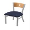 HBS 630 Voltaire 18" Chair with Anodized Nickel Finish, Medium Back, and Graph Anchor Seat view 1