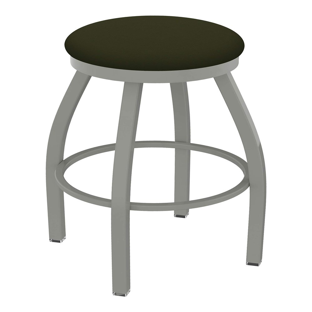 802 Misha 30" Swivel Bar Stool with Anodized Nickel Finish and Canter Pine Seat