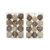 Deco 79 Dried Plant Handmade Decorative Ball Orbs & Vase Filler with Varying Designs, Set of 2 10"H, 7"W, Brown view 1