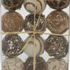Deco 79 Dried Plant Handmade Decorative Ball Orbs & Vase Filler with Varying Designs, Set of 2 10"H, 7"W, Brown view 2