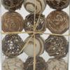 Deco 79 Dried Plant Handmade Decorative Ball Orbs & Vase Filler with Varying Designs, Set of 2 10"H, 7"W, Brown view 4