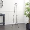 Deco 79 Metal Scroll Extra Large Free Standing Adjustable Display Stand Easel with Chain Support, 21" x 1" x 65", Black view 2
