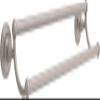 Franklin Brass Jamestown (1-Pack) 24" Towel Rack for Bathroom, Satin Nickel Double Towel Bar for Bathroom Wall Towel Holder Rod Wall Mounted Bathroom Accessories 9045SN view 1