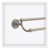 Franklin Brass Jamestown (1-Pack) 24" Towel Rack for Bathroom, Satin Nickel Double Towel Bar for Bathroom Wall Towel Holder Rod Wall Mounted Bathroom Accessories 9045SN view 2