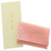 Musumi 50102-003 Prayer Bead Holder, Crepe Cherry Blossom Small Crest (with Box), Pink, Made in Japan view 4
