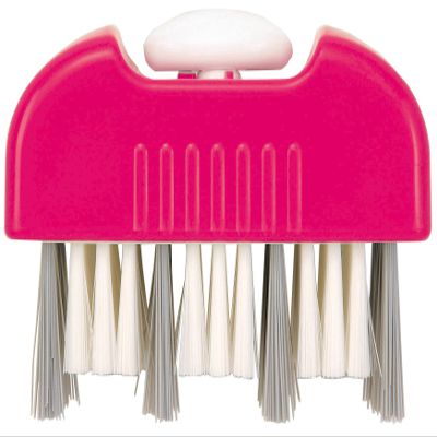 Aiwa Bath Cleaning Pink Whole Bath Pig Brush, 2 Tier Switchable Type, Groove, Flat, Made in Japan