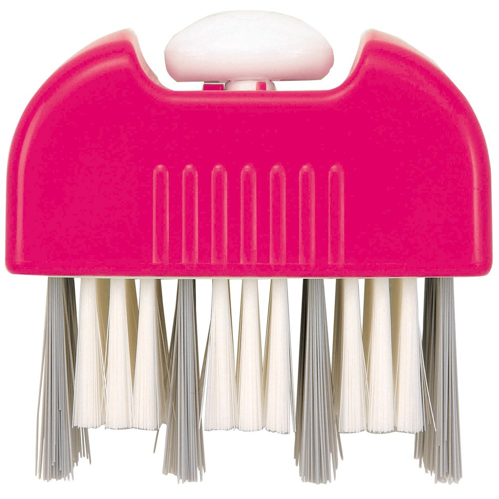 Aiwa Bath Cleaning Pink Whole Bath Pig Brush, 2 Tier Switchable Type, Groove, Flat, Made in Japan