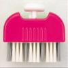 Aiwa Bath Cleaning Pink Whole Bath Pig Brush, 2 Tier Switchable Type, Groove, Flat, Made in Japan view 2