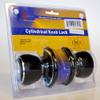"Constructor" "Rainbow" Privacy Door Knob Handle Set Black Cylindrical Lock Premium Quality view 1