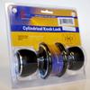 "Constructor" "Rainbow" Privacy Door Knob Handle Set Black Cylindrical Lock Premium Quality view 2