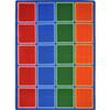 Joy Carpets Blocks Abound Area Rug in Color Primary, 5'4" x 7'8" view 1