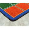 Joy Carpets Blocks Abound Area Rug in Color Primary, 5'4" x 7'8" view 3