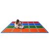 Joy Carpets Blocks Abound Area Rug in Color Primary, 5'4" x 7'8" view 4