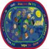 Flagship Carpets All The Little Children Multicolor Oval Area Rug for Kids Room, Playroom Mat, Classroom or Home Learning Carpet, 10'6" x 13'2", Multi view 1