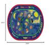 Flagship Carpets All The Little Children Multicolor Oval Area Rug for Kids Room, Playroom Mat, Classroom or Home Learning Carpet, 10'6" x 13'2", Multi view 2