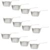Carlisle FoodService Products 601000 Chrome Plated Nickel Steel Mesh Fryer Basket, 8-3/4" Diameter x 4-3/4" Depth (Case of 12) view 2