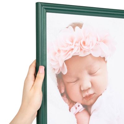 ArtToFrames 15x26 inch Green Stain on Red Leaf Maple Wood Picture Frame, 2WOM0066-60823-YGRN-15x26